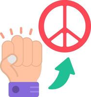 Peace Flat Icon vector
