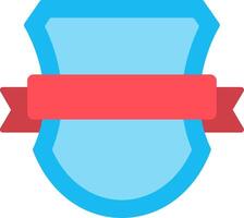 Shield Badge Flat Icon vector