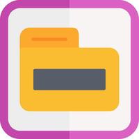 Folder Flat Icon vector