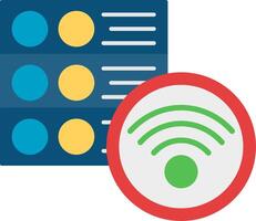 Wifi Connection Flat Icon vector