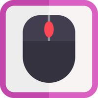 Computer Mouse Flat Icon vector