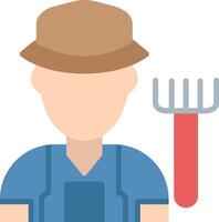 Farmer Flat Icon vector