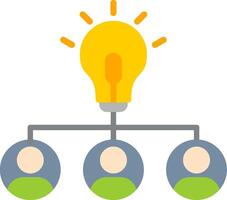 Hierarchy Flat Icon vector