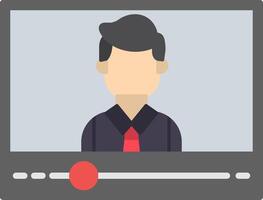 Tutorials Flat Icon vector