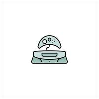 A game controller icon on a white background vector