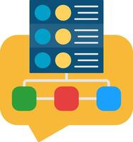 Server Flat Icon vector