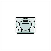 A computer icon on a white background vector