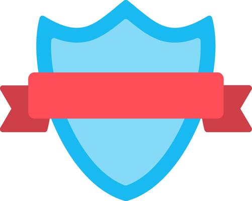 Shield Badge Flat Icon