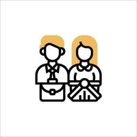 A couple is holding hands and standing in front of a white background vector