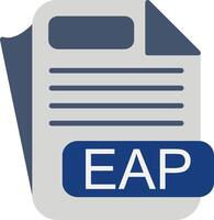 EAP File Format Flat Icon vector