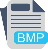 BMP File Format Flat Icon vector