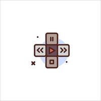 A game controller icon vector