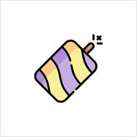 Ice cream icon illustration vector