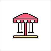 A carousel icon on a white background vector