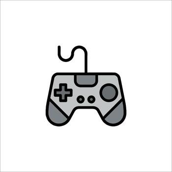 un juego controlador icono en un blanco antecedentes vector