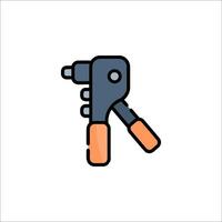 A wrench icon on a white background vector