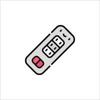 A remote control icon on a white background vector
