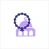 Islamic mosque icon vector