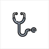 A stethoscope icon on a white background vector
