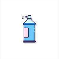 A spray bottle icon on a white background vector