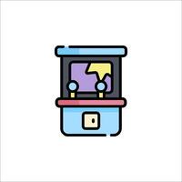 Arcade machine icon illustration vector