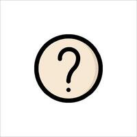 Question mark icon illustration vector