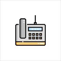 A phone icon on a white background vector