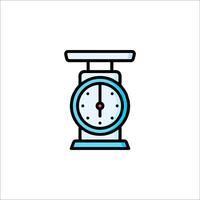 A scale icon on a white background vector