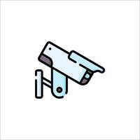 Security camera icon illustration vector