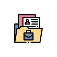 A folder with a folder and a folder icon vector