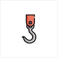 Hook icon illustration vector