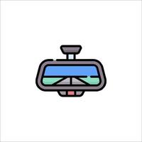 A ski helmet icon on a white background vector