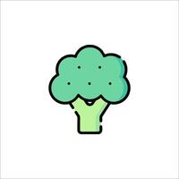 Broccoli icon illustration vector