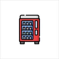 A vending machine icon on a white background vector