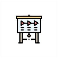 A drawing of a machine with a sign on it vector