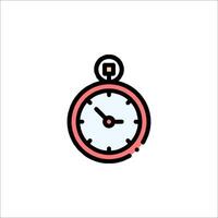 A stopwatch icon on a white background vector