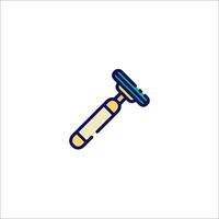 A razor on a white background vector