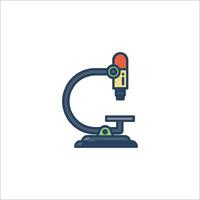 Microscope icon illustration vector