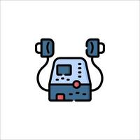 A medical device icon on a white background vector