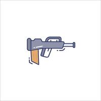 A gun icon on a white background vector