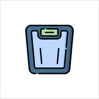A trash can icon on a white background vector