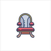 Chair icon illustration vector