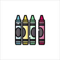 Crayons crayons crayon crayon crayon crayon cr vector