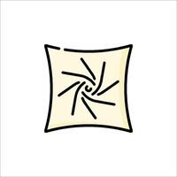 Pillow icon illustration vector