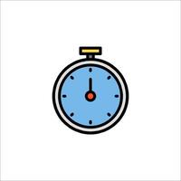 A stopwatch icon on a white background vector
