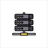 Server icon illustration vector