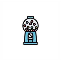 Gumball machine icon illustration vector