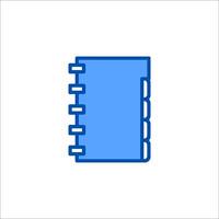 A notebook icon on a white background vector