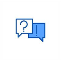 Question mark icon illustration vector
