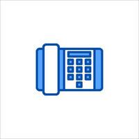 A phone icon on a white background vector